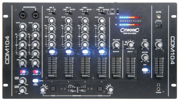 Citronic CDM10:4 MK5 4 Channel USB Mixer ( 171.135UK )
