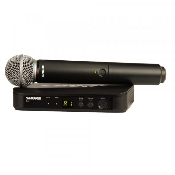 SHURE SM58 Wireless Analogue Vocal System (BLX24UK/SM58)