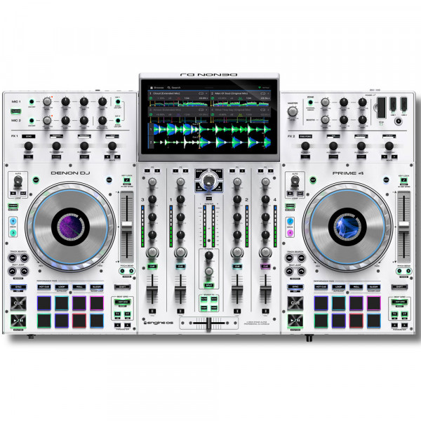 Denon DJ Prime 4 White Limited Edition Standalone DJ System