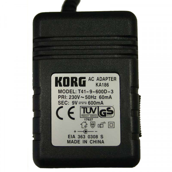 Korg KA186 9V Power Supply