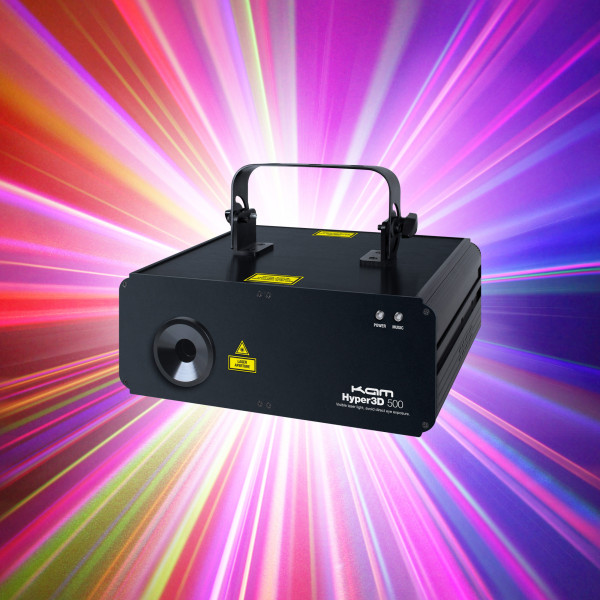KAM HYPER3D 500 Mult Colour Laser with 3D effects