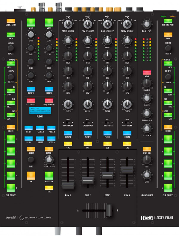 Rane Sixty Eight Serato USB MIDI DJ Mixer (EX DEMO)