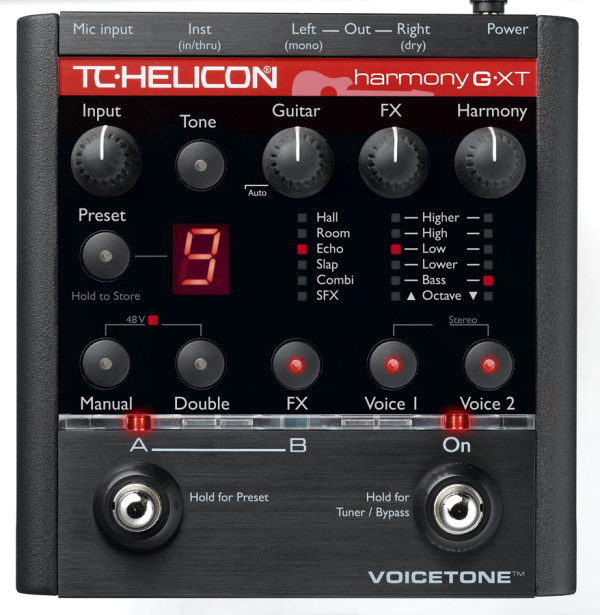 TC Helicon VoiceTone Harmony-G XT Effects Processor 