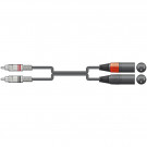 Chord Twin RCA To Twin XLR Male Cable - 0.75m ( 190.057UK ) 