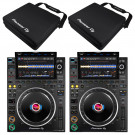 Pioneer DJ CDJ-3000 Pair + DJC-3000 BAG Bundle
