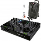 Denon DJ Prime Go + QTX Busker 12" PA System