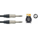 Stagg NAC1PSR Balanced Stereo Jack Cable 1m
