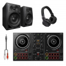Pioneer DJ DDJ-200 DJ System Bundle with HDJ-CUE1 Headphones & Monitors