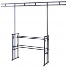 Equinox 4ft Pro disco stand with twin bar overhead (STAN12A)