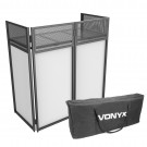 Vonyx DB4 Foldable DJ Booth Stand With Case