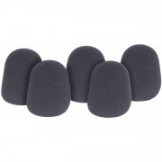 View and buy QTX Dynamic Microphone Windshelds 5pk ( 188.009UK ) Black online