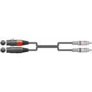 View and buy Chord Twin XLR Female to Twin RCA Cable - 3m (190063) online