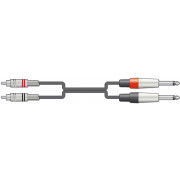 View and buy Chord Twin RCA to Twin 6.3mm Unbalanced Jack Cable - 6m (190069) online