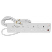 View and buy SKYTRONICS Switched Mains Trailing Socket - 4 Way (429841) online