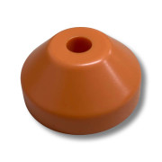 View and buy 7" 45 Record Centre Adapter (orange plastic, cone-shaped) online