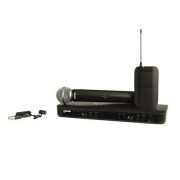 View and buy SHURE SM Wireless Combo System SM58 & WL185 Lavalier Mic (BLX1288UK/W85) online
