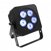 View and buy LEDJ Slimline 5Q5 RGBW LED PAR in Black ( LEDJ58 ) online