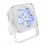 View and buy LEDJ Slimline 5Q5 RGBW LED PAR in White ( LEDJ58A ) online