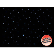 View and buy LEDJ 6 x 3m Black LED Starcloth Cloth, CW (STAR03) online