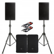 View and buy RCF ART 910-A Pair with Covers, Stands & Cables  online