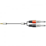 View and buy Chord 3.5 Stereo Jack to 2 x 6.3 Mono Jack Lead ( 190.236UK ) online