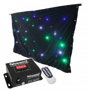 View and buy BeamZ Sparklewall LED96 RGBW 3m x 2m with Controller online