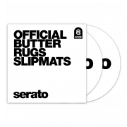View and buy Serato Official Butter Rug Slipmats - White (Pair)  online