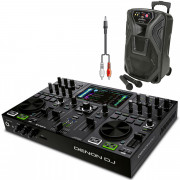 View and buy Denon DJ Prime Go + QTX Busker 12" PA System online