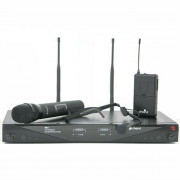 View and buy Chord RU2C Dual Combo UHF Microphone System (863.8 & 864.8MHz) online