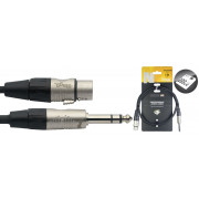 View and buy Stagg NAC1PSXFR Balanced Jack to Female XLR Cable 1m online