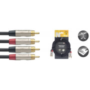 View and buy Stagg N-Series Twin RCA Cable 3m online