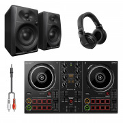 View and buy Pioneer DDJ-200 DJ Package with DM40 Monitors, HDJ-X5 Headphones & Cable online