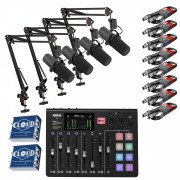 View and buy Rodecaster Pro Bundle with 4 x Shure SM7B online
