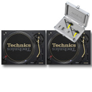 View and buy Technics SL1200M7L Black Pair With Concorde Club MK2 Twin Pack online