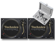 View and buy Technics SL1200M7L Black Pair With Concorde Club MK2 Twin Pack online