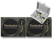 View and buy Technics SL1200M7L Green Pair With Concorde Club MK2 Twin Pack online