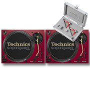 View and buy Technics SL1200M7L Red Pair With Concorde Digital MK2 Twin Pack online
