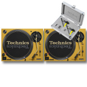 View and buy Technics SL1200M7L Yellow Pair With Concorde Club MK2 Twin Pack online