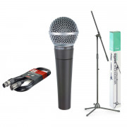 Buy the Shure SM58 Bundle with Microphone Stand & Cable online
