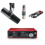 View and buy Shure SM7B with FetHead + Scarlett 2i2 online