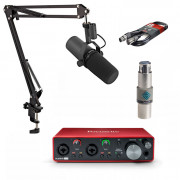 View and buy Shure SM7B with FetHead + Scarlett 2i2 + Studio Arm online