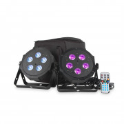 View and buy American DJ VPAR PAK LED Par Can Twin Pack Inc Bag And Remote online