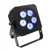 LEDJ Slimline 5Q5 RGBW LED PAR in Black ( LEDJ58 )