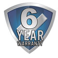 6 year warranty